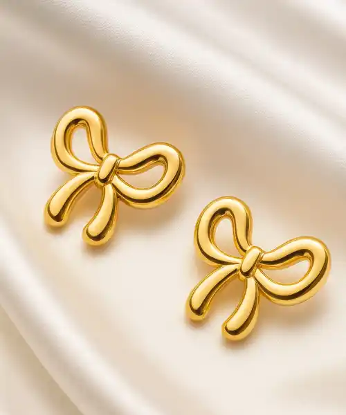 bow earrings